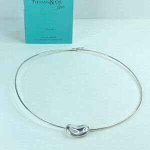 Tiffany and Co. Sterling silver Bean Choker Collar Necklace JR885